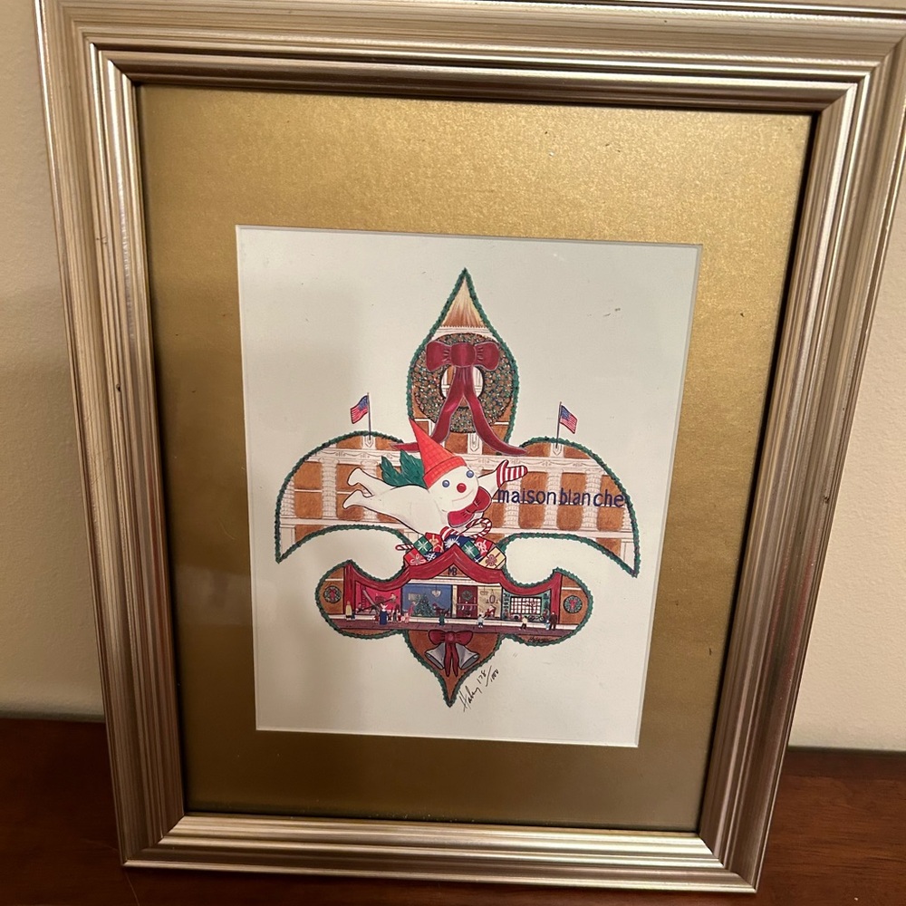 Maison Blanche Framed Print